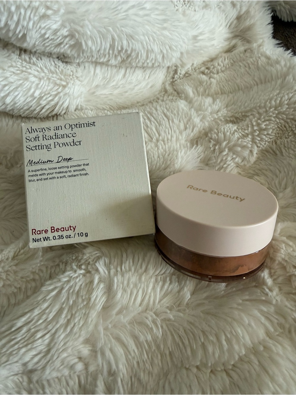 Rare Beauty Always an Optimist Setting Powder - Beige/Rose Cap
